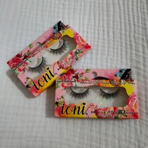 Ioni 3D Faux Mink Lash Bundle Natural Lite Wispy 100% handmade New